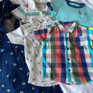 NEW baby boy Carters/Oshkosh shirt lot